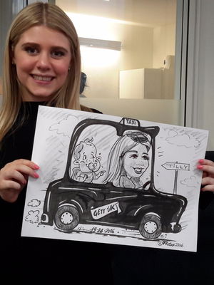 Event Francesco Caricatures Caricaturist London