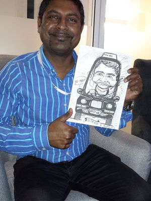 Event Francesco Caricatures Caricaturist London