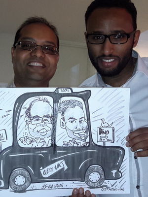 Event Francesco Caricatures Caricaturist London