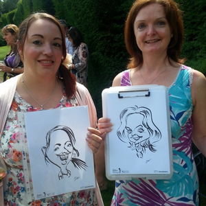 Draw A Crowd Caricatures Caricaturist Corporate Event Warwickshire