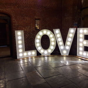 Let There Be Light Light Up Letters Wedding Essex