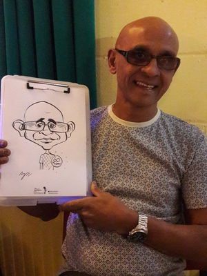 Event Draw A Crowd Caricatures Caricaturist London