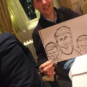John Spencer Caricaturist Private Party Merseyside