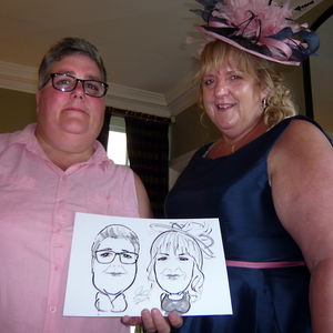 Ivor The Artist Caricaturist Wedding South Yorkshire