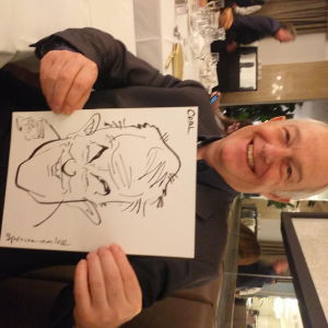 John Spencer Caricaturist Review Private Party West Yorkshire