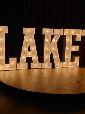 Event Let There Be Light Light Up Letters & Love Signs Southend, Essex