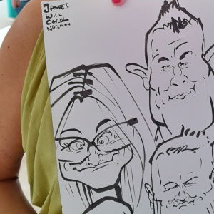 John Spencer Caricaturist Review Corporate Event Manchester