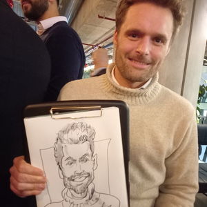 Chris Caricatures Caricaturist Corporate Event London