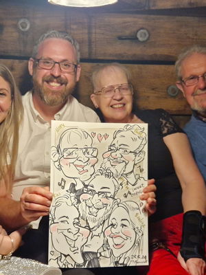 Event Francesco Caricatures Caricaturist London