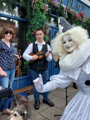 Event Magical Living Statues Street Performer Dunbar, East Lothian