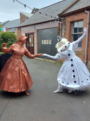 Event Magical Living Statues Street Performer Dunbar, East Lothian