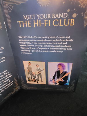 Event The Hi-Fi Club Rock and Pop/ Indie Trio West Yorkshire