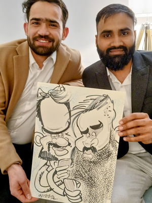 Event Daniel Draws Caricaturist London