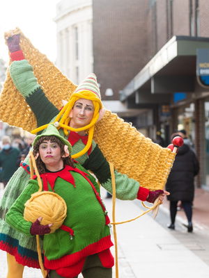 Event The Knitted Elves Christmas Walkabout Act London