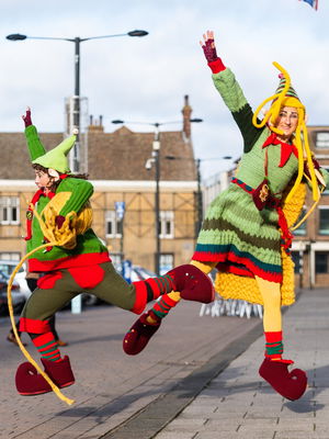 Event The Knitted Elves Christmas Walkabout Act London