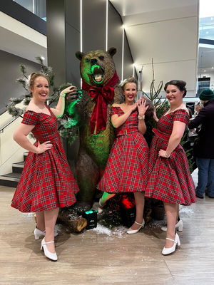 Event Santa Babes Vocal Harmony Trio Buckinghamshire