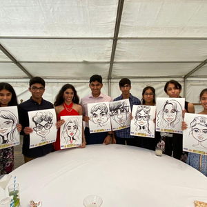 The Super Caricaturist Caricaturist Wedding Surrey