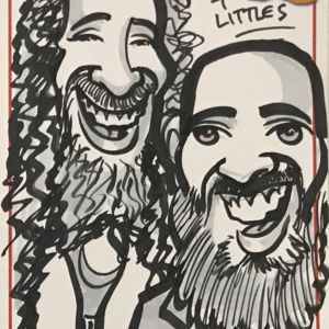 Trevor E booked ToonAru Caricatures for their party in London ToonAru Caricatures Caricaturist Review Private Party London