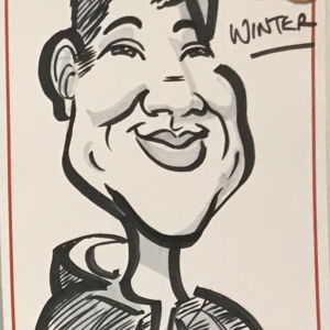 Trevor E booked ToonAru Caricatures for their party in London ToonAru Caricatures Caricaturist Review Private Party London