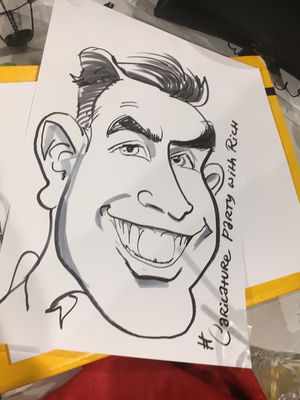 Event Caricature Party with Rich Caricaturist Staffordshire
