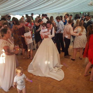 Kyle J booked The Rips for  their wedding at Old Bridge in Somerset The Rips Function Band Review Wedding Somerset