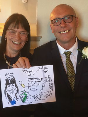 Event Caricature Party with Rich Caricaturist Staffordshire