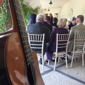Craig B booked Dennis OKelly for  their wedding  Dennis OKelly Classical Guitarist Review Wedding Devon