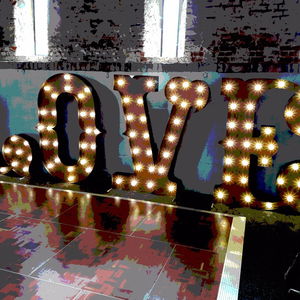 Let There Be Light Light Up Letters  