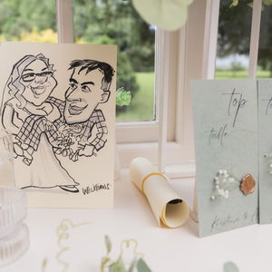 Will The Caricaturist Caricaturist Wedding Somerset