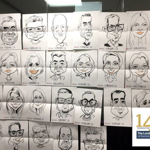 The Super Caricaturist Caricaturist Corporate Event West Sussex