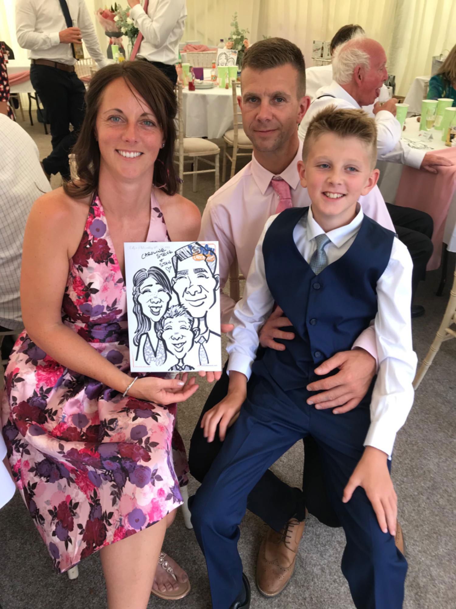 ToonAru Caricatures Caricaturist Review Wedding Essex