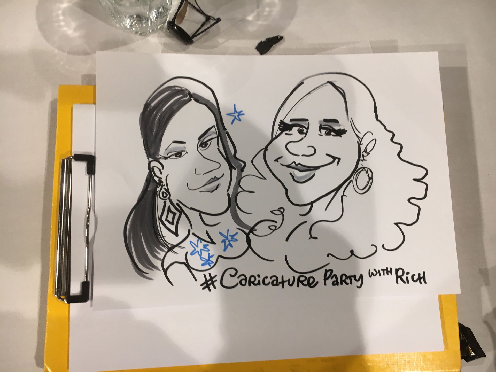Caricature Party with Rich Caricaturist Review Corporate Event Manchester