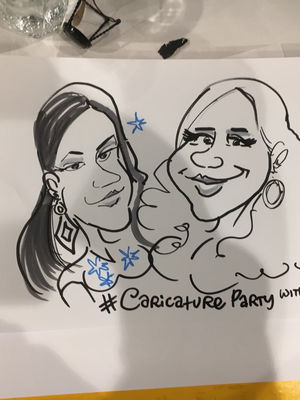 Event Caricature Party with Rich Caricaturist Staffordshire