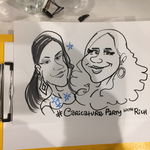 Rosie C booked Caricature Party with Rich for their event in Manchester Caricature Party with Rich Caricaturist Review Corporate Event Manchester