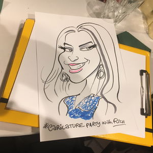 Caricature Party with Rich Caricaturist Corporate Event Manchester