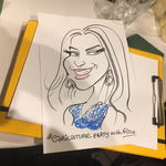 Rosie C booked Caricature Party with Rich for their event in Manchester Caricature Party with Rich Caricaturist Review Corporate Event Manchester