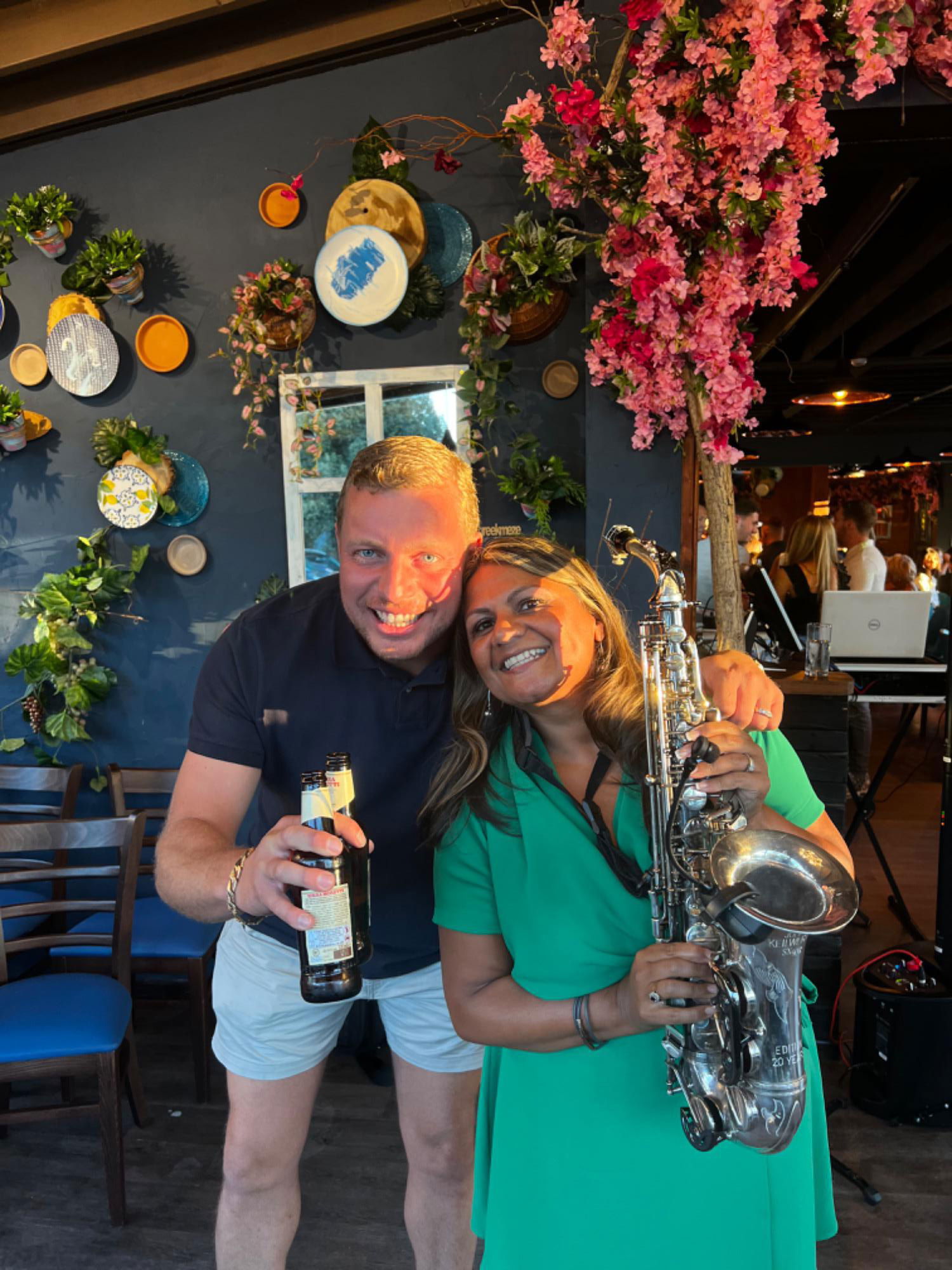 Mads on Sax Saxophonist Review Hotel / Restaurant Event Kent