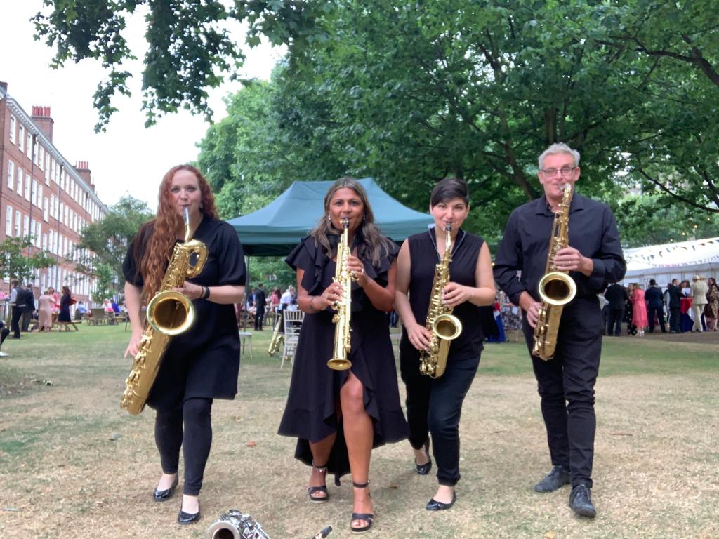 The Soiree Sax Quartet Saxophonist Review Corporate Event London