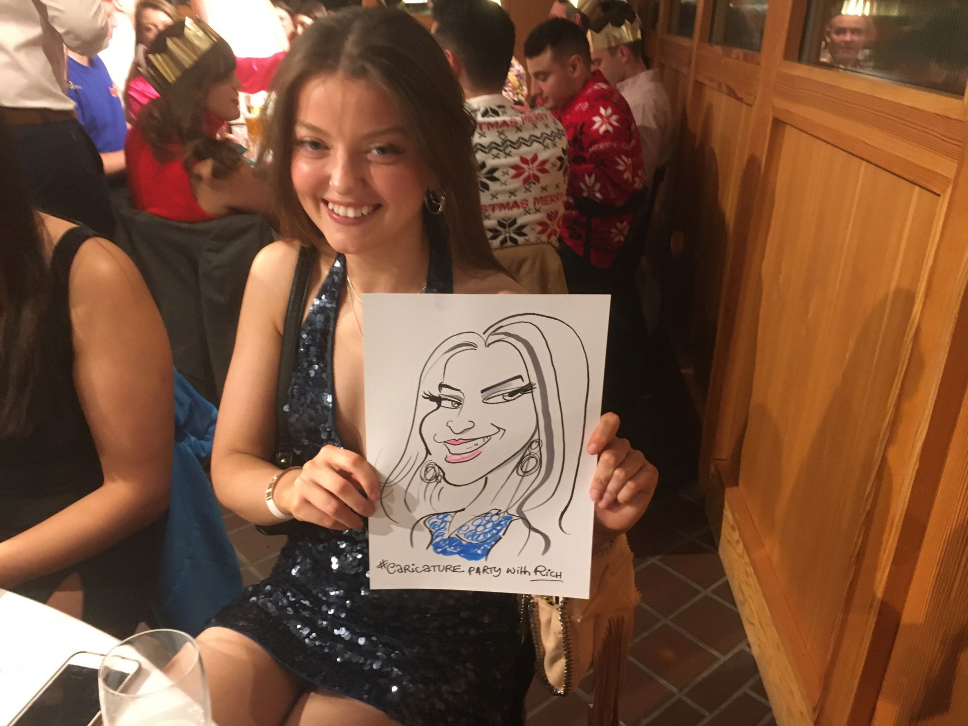 Caricature Party with Rich Caricaturist Review Corporate Event Manchester