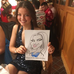 Caricature Party with Rich Caricaturist Corporate Event Manchester