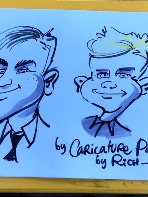 Event Caricature Party with Rich Caricaturist Staffordshire