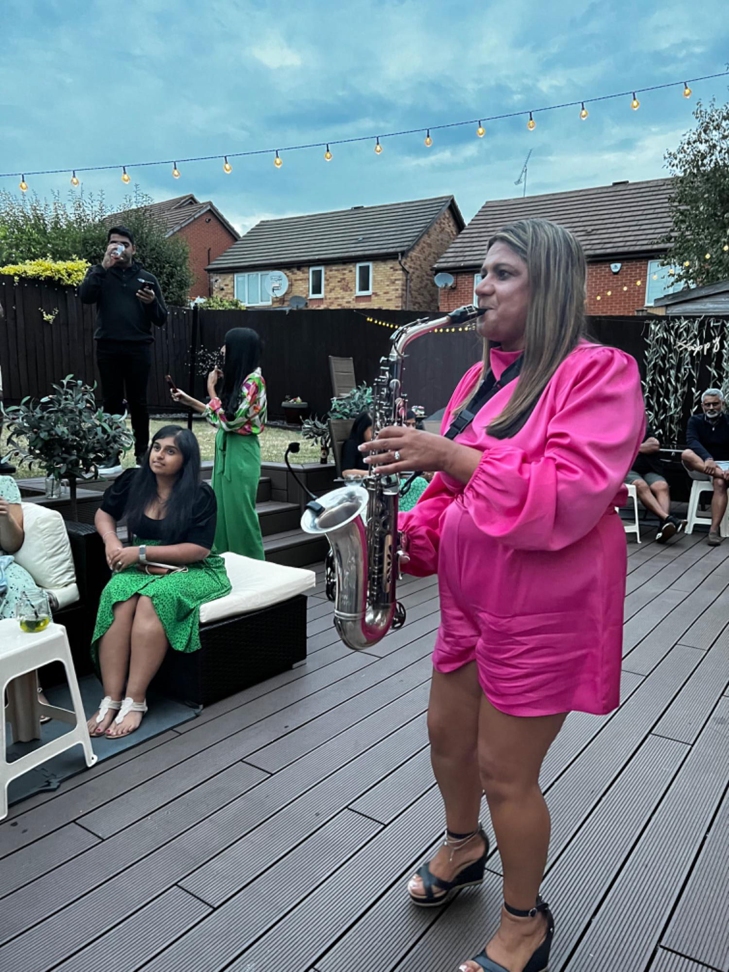 Mads on Sax Saxophonist Review Private Party Northamptonshire