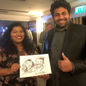 Event Caricature Party with Rich Caricaturist Staffordshire