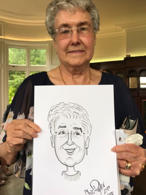 Event C R Caricatures Caricaturist Telford, Shropshire