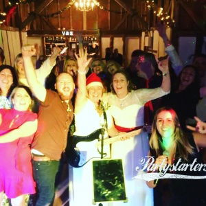 Vicky S booked Party Starters for  their wedding at English Wine Centre in East Sussex Party Starters Function Band Review Wedding East Sussex