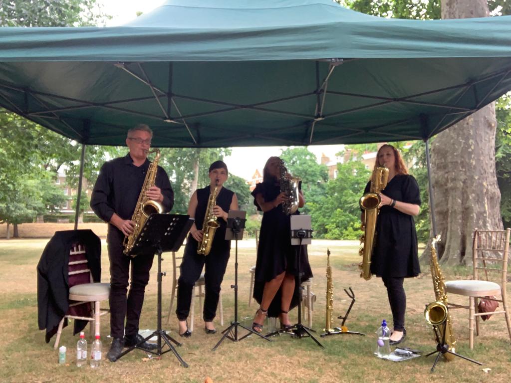 The Soiree Sax Quartet Saxophonist Review Corporate Event London