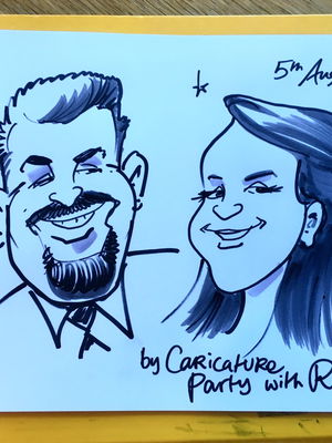 Event Caricature Party with Rich Caricaturist Staffordshire