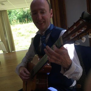 Matthew N booked Dennis OKelly for  their wedding in Devon Dennis OKelly Classical Guitarist Review Wedding Devon