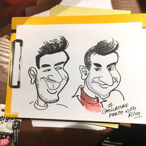 Event Caricature Party with Rich Caricaturist Staffordshire