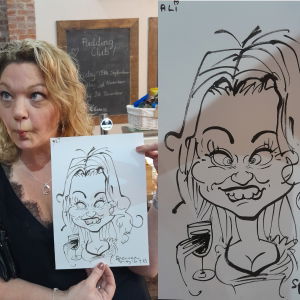 John Spencer Caricaturist Review Wedding Cheshire
